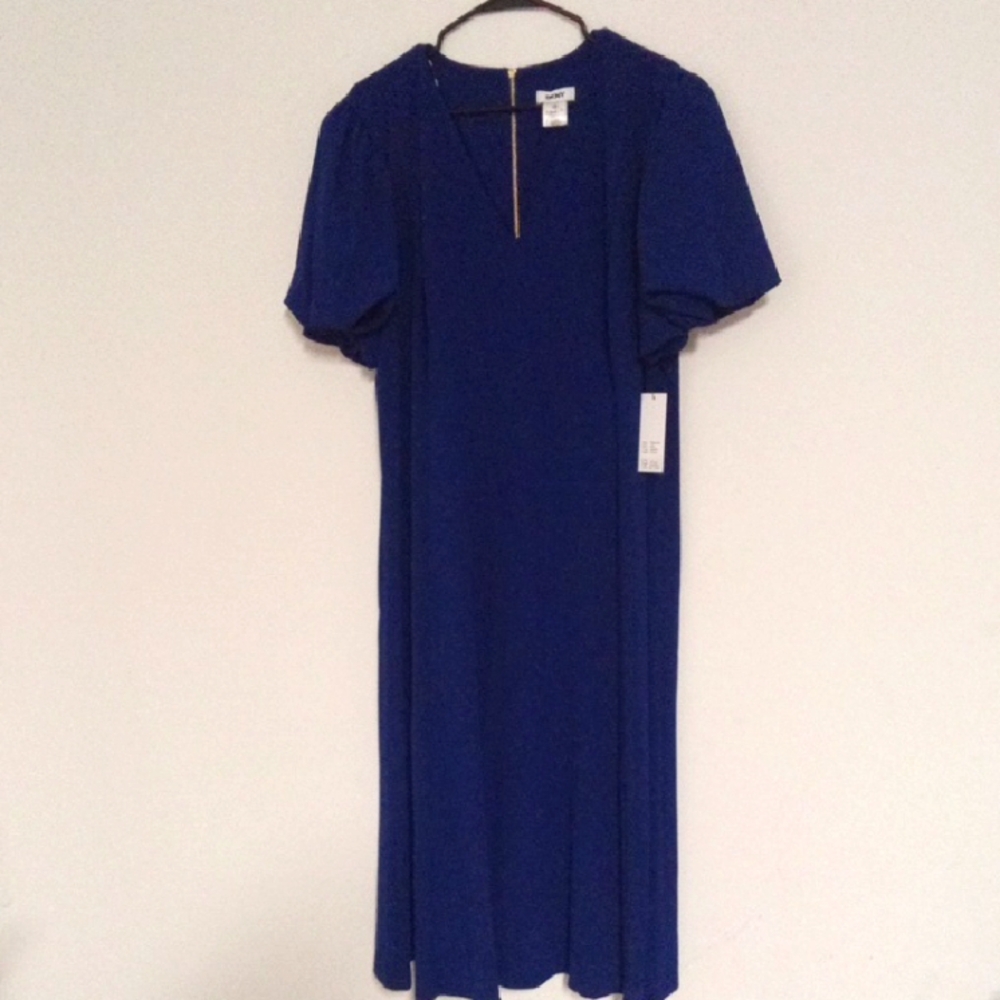 BNWT Elegant Blue DKNY  Dress sz 22W